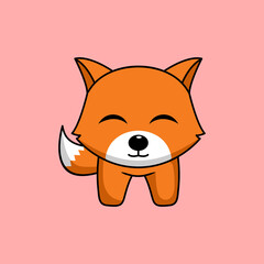 vector illustration of a cute and fat pig