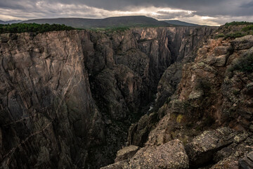 Last Light on Chasm View, Black Canyon of the Gunnison National Park,Colorado