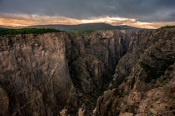 Last Light on Chasm View, Black Canyon of the Gunnison National Park,Colorado