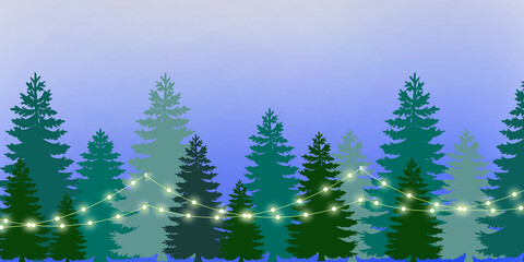 Christmas tree background/ wallpaper/ banner