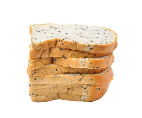 whole wheat bread isolated on transparent png