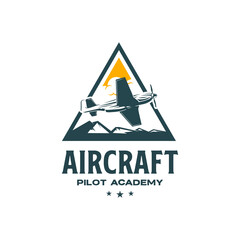 Aircraft, airplane logo or label