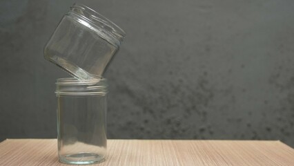 pile of empty jars