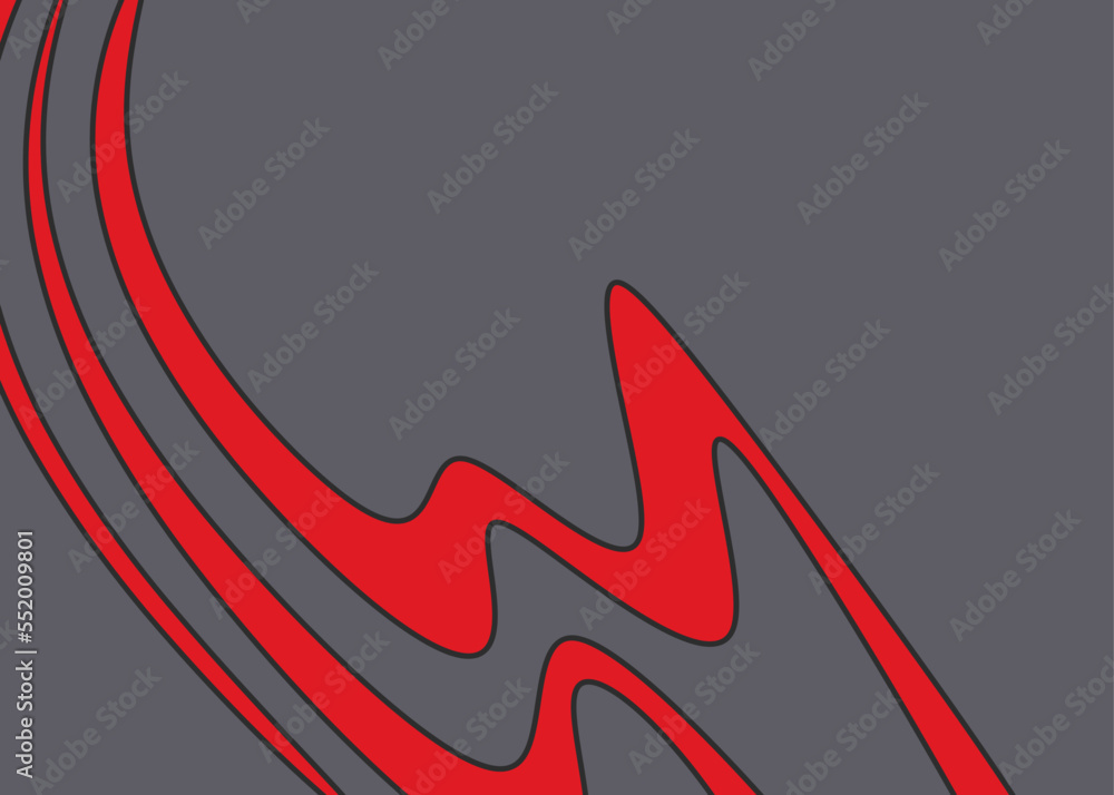 Poster abstract background with cute wavy line pattern and with some copy space area