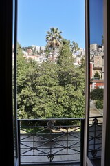 Napoli - Scorcio dal balcone di Villa Pignatelli