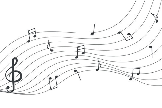 music notes background
