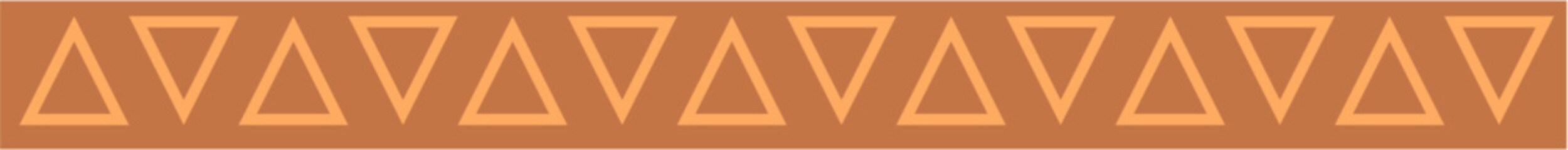 Brown Decorative Arrow Border Vector Design Element