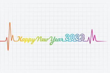 Illustration for new year 2023