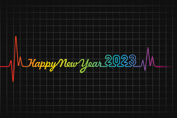 Illustration for new year 2023