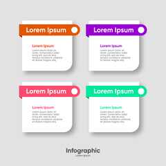 Modern Vector infographic design template