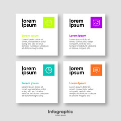 Modern Vector infographic design template