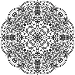 Anti-stress coloring book page for adults Anti-stress coloring book page for adults. Hand drawn illustration