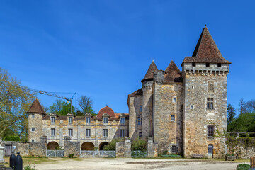 Fototapeta na wymiar Chateau de la Marthonie, France