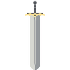 Big Knight Sword Two Handed Two Side Sharp Big Swords Warrior Weapon