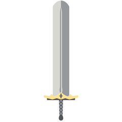 Big Knight Sword Two Handed Two Side Sharp Big Swords Warrior Weapon