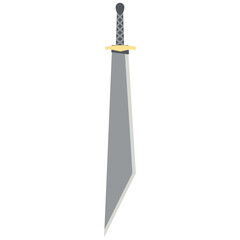 Dragon Slayer Sword Machete Two Handed One Side Sharp Classic Weapon