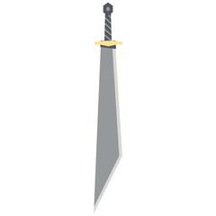 Dragon Slayer Sword Machete Two Handed One Side Sharp Classic Weapon