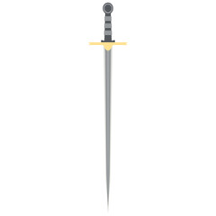 Needle Sword One Handed Two Side Sharp Classic Weapon