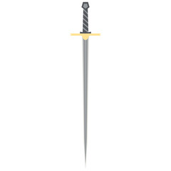 Needle Sword One Handed Two Side Sharp Classic Weapon