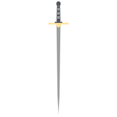 Needle Sword One Handed Two Side Sharp Classic Weapon