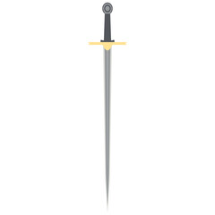 Needle Sword One Handed Two Side Sharp Classic Weapon