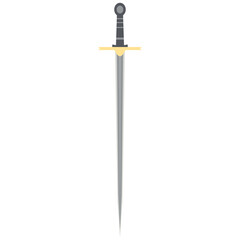 Needle Sword One Handed Two Side Sharp Classic Weapon