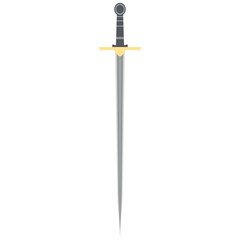 Needle Sword One Handed Two Side Sharp Classic Weapon