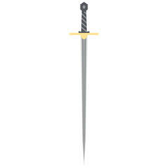 Needle Sword One Handed Two Side Sharp Classic Weapon