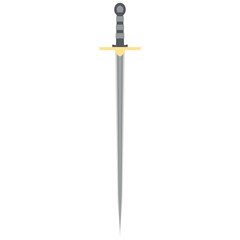 Needle Sword One Handed Two Side Sharp Classic Weapon