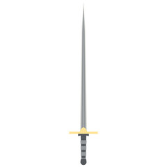 Needle Sword One Handed Two Side Sharp Classic Weapon