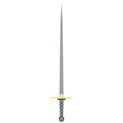 Needle Sword One Handed Two Side Sharp Classic Weapon
