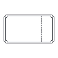 Sticker Ticket Bullet Journal Line Art