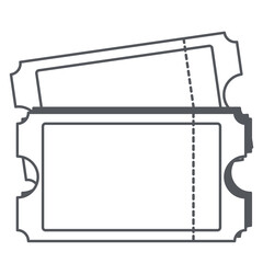 Sticker Ticket Bullet Journal Line Art