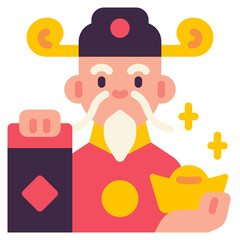 wealth flat icon