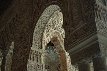 Arches of the mosque 