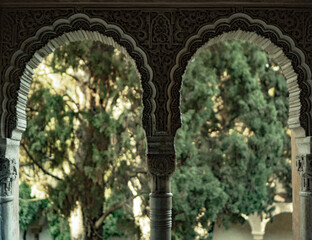 Arches of a mosque 