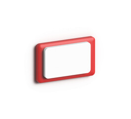 white and red rectangle