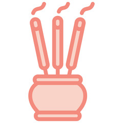 incense two tone icon