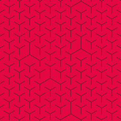  Hexagonal Maze pattern abstract illustration
