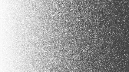 Black Noise Stipple Dots Halftone Gradient Isolated PNG Distressed Textured Grunge Background