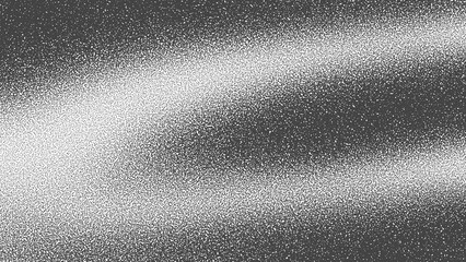 Black Noise Stipple Dots Halftone Gradient Isolated PNG Dynamic Textured Grunge Background - 552027816