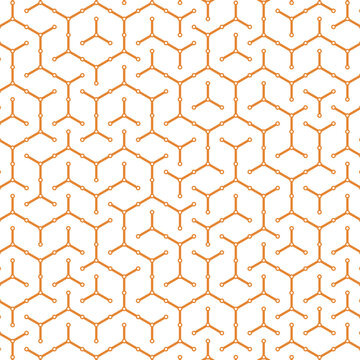  Hexagonal Maze pattern abstract illustration