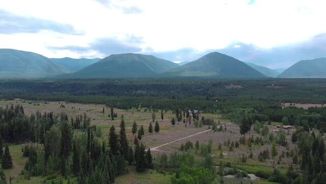 Polebridge Montana - Glacier NP - Drone Nature