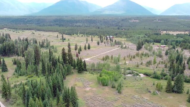 Polebridge Montana - Glacier NP - Drone Nature