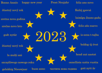 Bonne année Europe 2023