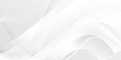 Fototapeta premium White abstract elegant modern Background. Wave gradient design style. Space concept