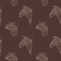 seamless zebra pattern