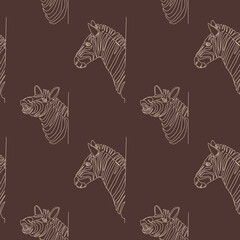 seamless zebra pattern