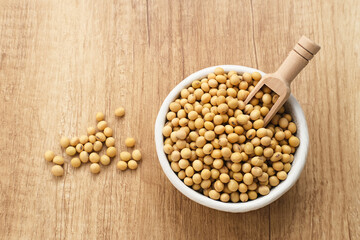 Soybean seeds (kacang kedelai), food ingredients
