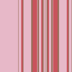 Pin strip effect wallpaper illustration in various shades of red and pink. Warm tone stripe fabric pattern vector.